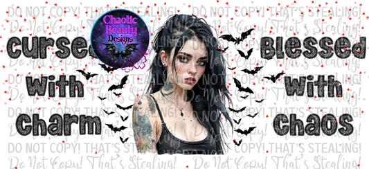 Cursed with charm blessed with chaos (uvdtf) - png