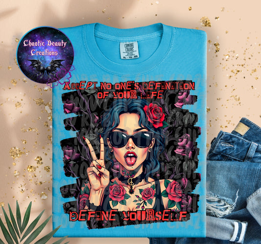 Accept no one's definition of your life- png