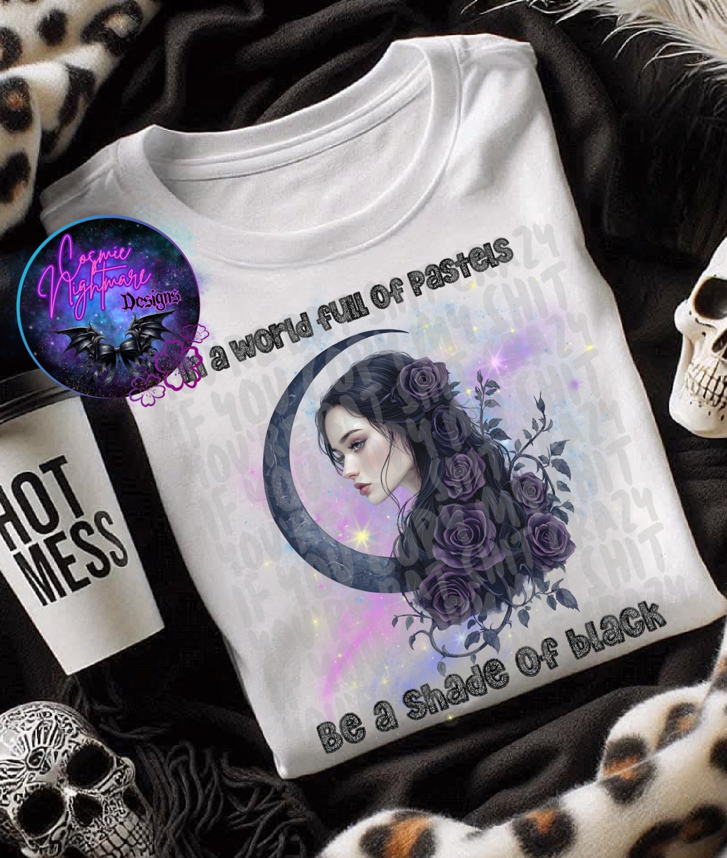 In a world full of pastels be a shade of black - png