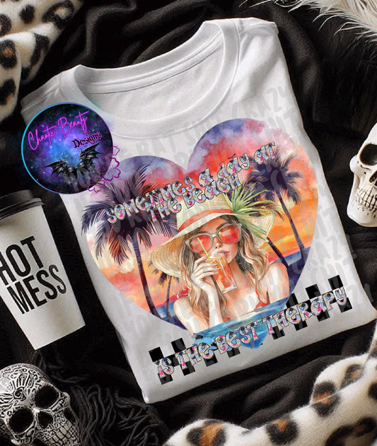 Sometimes a day at the beach is all the therapy you need - png