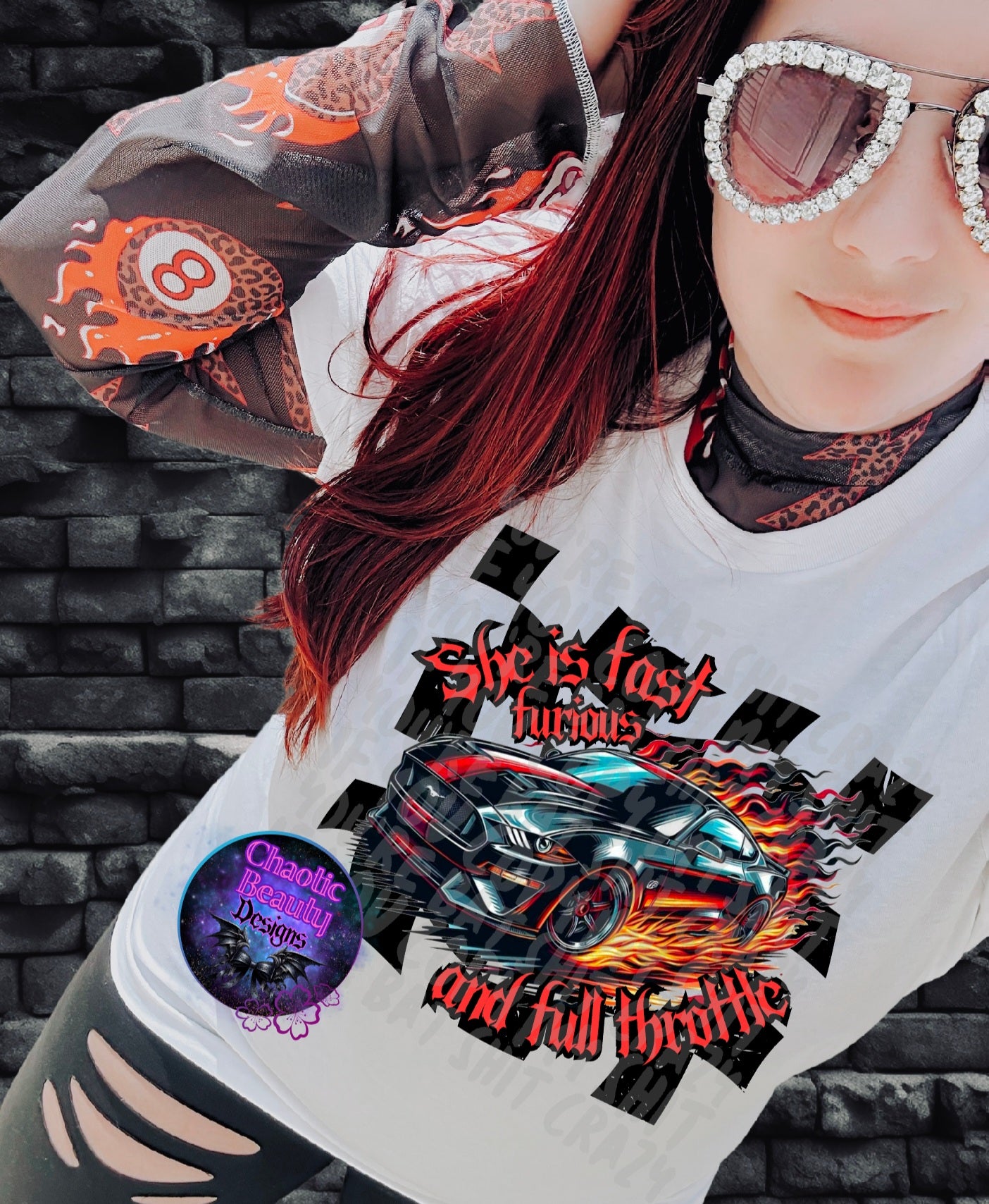 Shes fast furious and full throttle - png