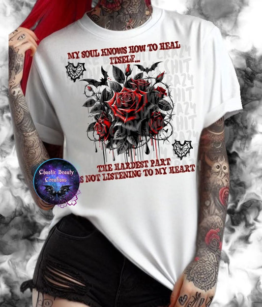 My soul knows how to heal itself - png