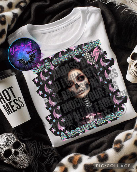 She is a perfect mess A beautiful disaster - png