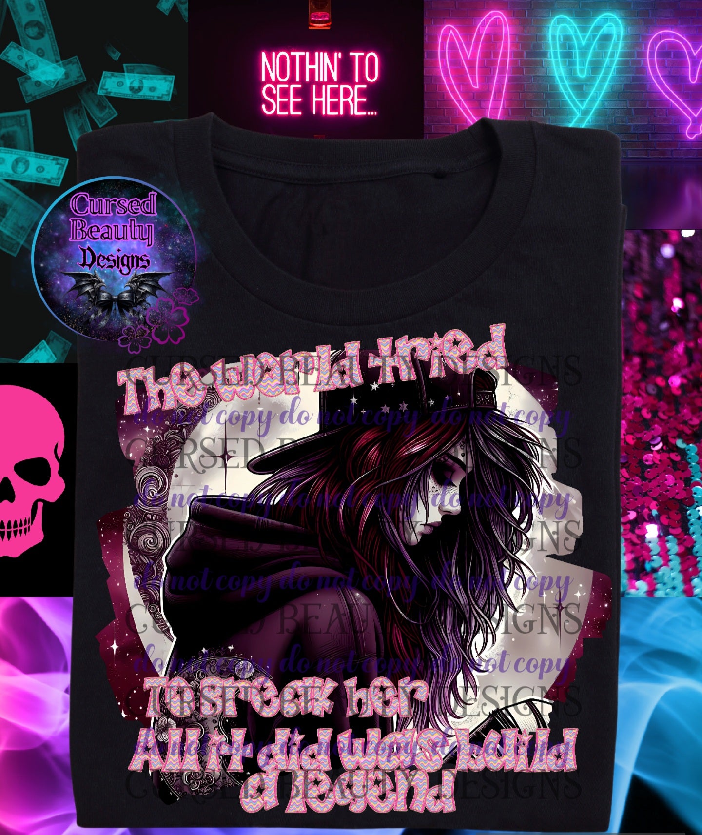 The world tried to break her - png