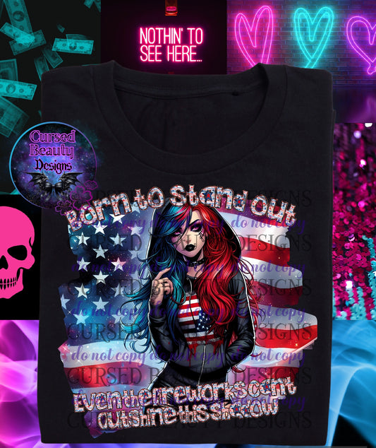 Born to stand out - png