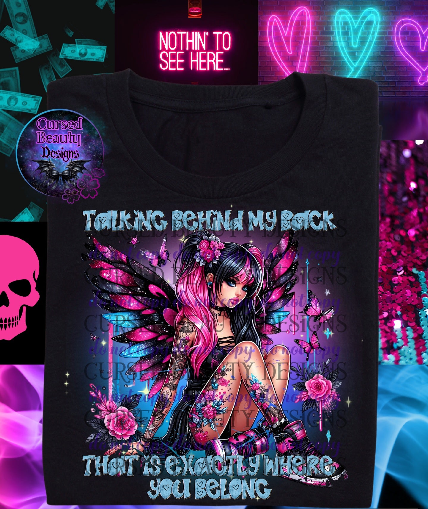 Talking behind my back - png