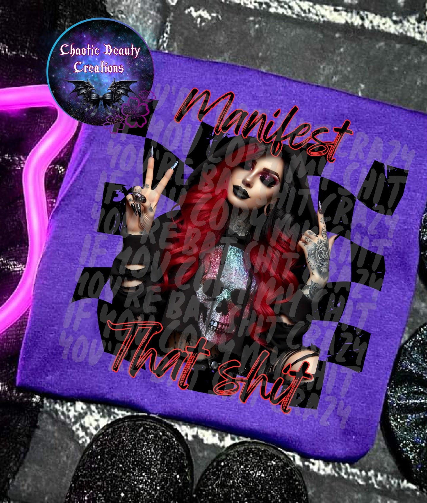 Manifest that shit - png