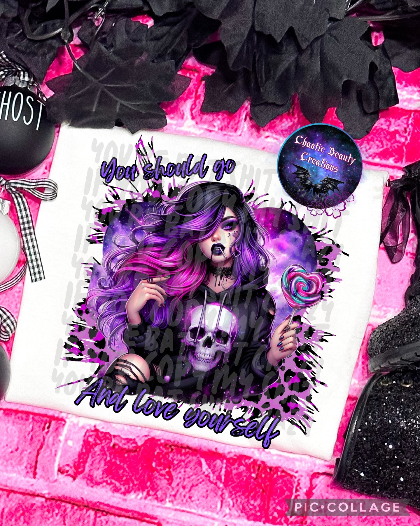 You should go and love yourself - png