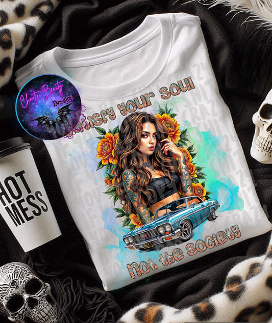 Justify your soul not the society - png