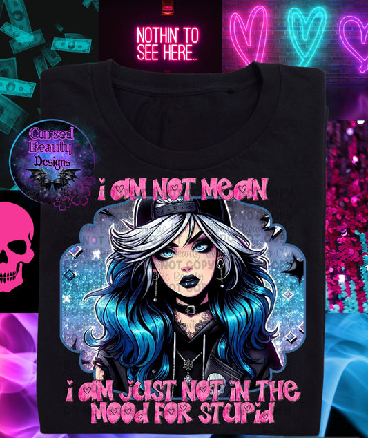 I am not mean - png